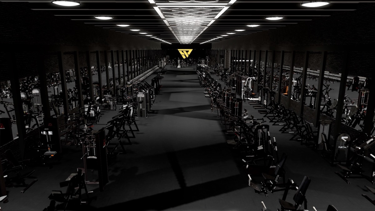 Large commercial gym setup for full-service fitness centers and performance facilities